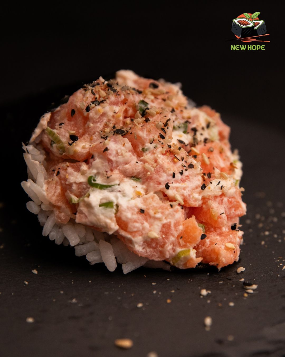 A signature New Hope Sushi creation